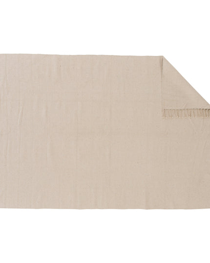 Panipat Cotton blend Carpet - 170*240 - Beige