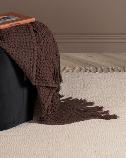 Panipat Cotton blend Carpet - 170*240 - Beige