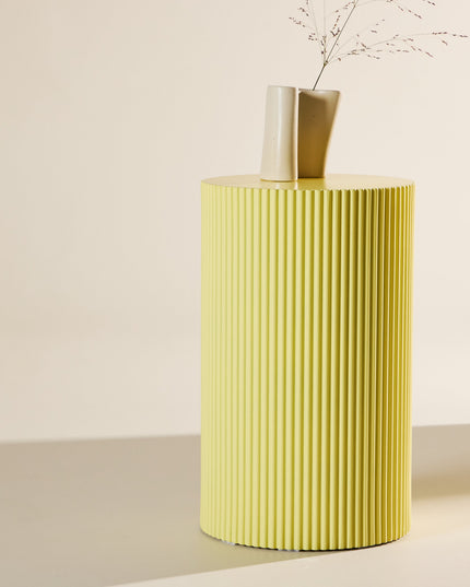 Lenox Side Table - Light Yellow / MDF