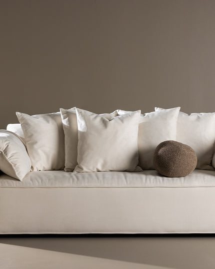 Torekov 3-sitssoffa - beige mockaimitation