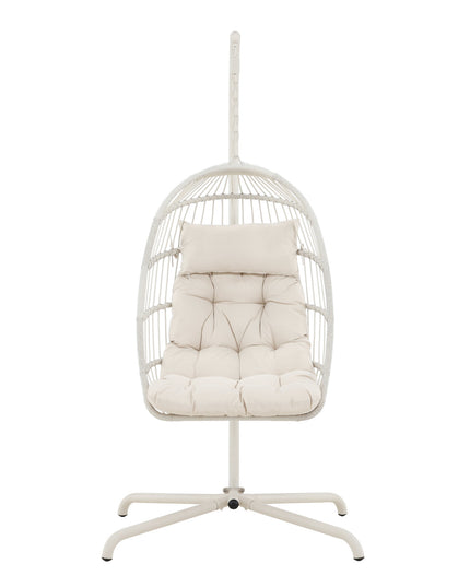 Trezza Haning Chair - Beige / Beige