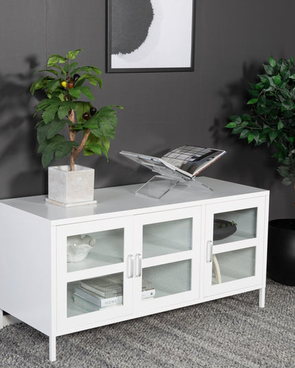 Acero TV-taso 120 cm - valkoinen - #KalusteDuo_#Huonekaluliike_Säilytyskaluste