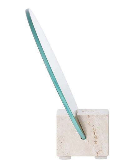 Bella Travertine — pöytäpeili Ø18 cm - KalusteDuo_Huonekaluliike_peili