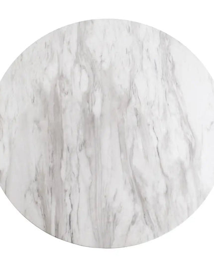 Bolzano sohvapöytä ø70x45cm, messinki/valkoinen marmori jäljitelmä - KalusteDuo_Huonekaluliike_sohvapöytä