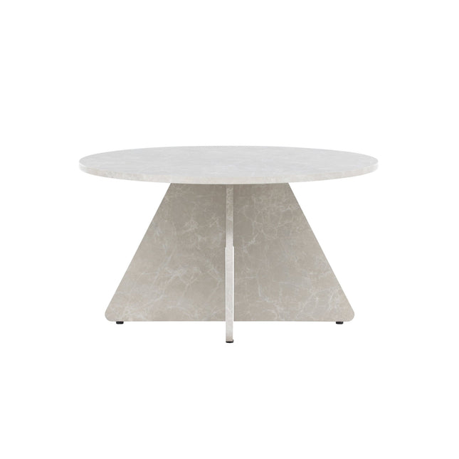 Bootcut sohvapöytä 45x80x80 cm - beige marmorinvärinen - #KalusteDuo_#Huonekaluliike_Pöytä