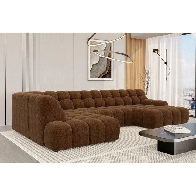 Campile XL U‑kulmasohva - sähkösäätöinen istuin, 385 cm - #KalusteDuo_#Huonekaluliike_Kulmasohva