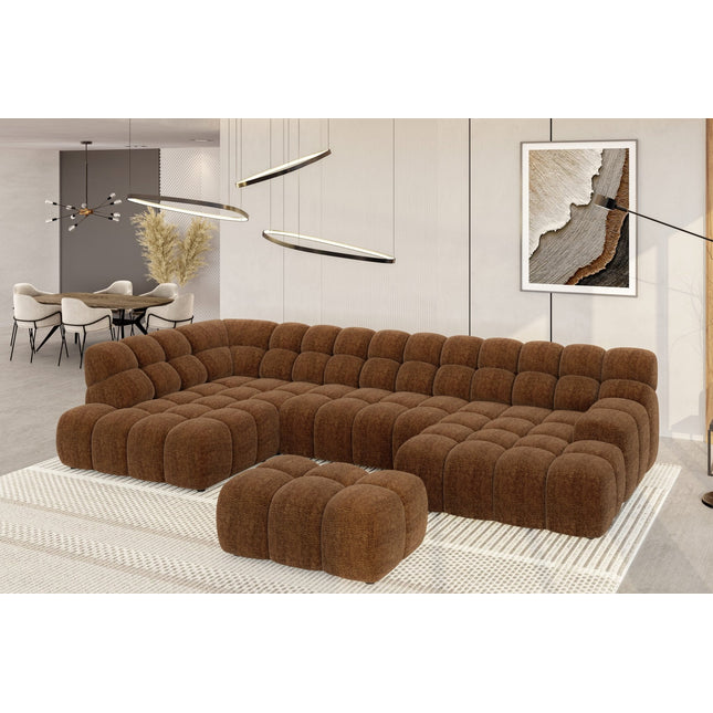 Campile XL U‑kulmasohva - sähkösäätöinen istuin, 385 cm - #KalusteDuo_#Huonekaluliike_Kulmasohva