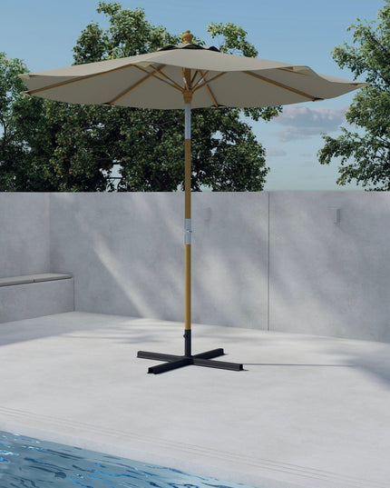 Cerox aurinkovarjo 270 cm - beige - KalusteDuo_Huonekaluliike_Aurinkovarjo