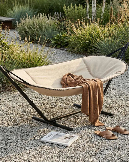 Cobana Riippumatto – beige bouclé - KalusteDuo_Huonekaluliike_riippumatto