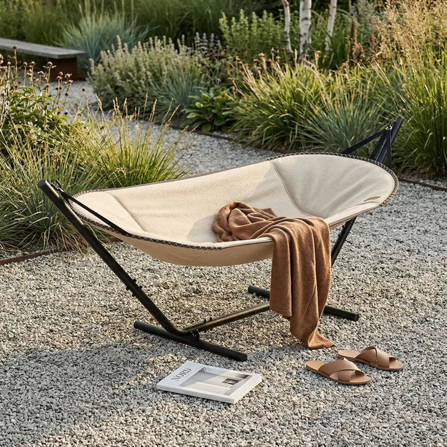Cobana Riippumatto – beige bouclé - KalusteDuo_Huonekaluliike_riippumatto