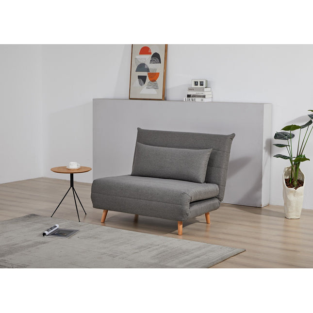 Coop vuodetuoli 107 cm – harmaa - #KalusteDuo_#Huonekaluliike_vuodetuoli