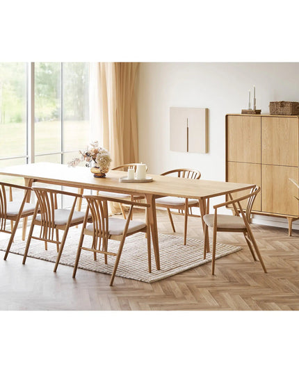 Darwin ruokapöytä tammi - 100×240–290–340 cm - KalusteDuo_Huonekaluliike_Ruokapöytä
