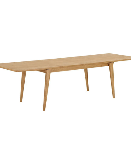 Darwin ruokapöytä tammi - 100×240–290–340 cm - KalusteDuo_Huonekaluliike_Ruokapöytä