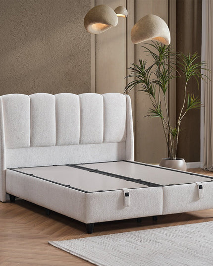 Helsinki comfort jenkkisänky säilytystilalla – valkoinen, koot 160x200 ja 180x200 - #KalusteDuo_#Huonekaluliike_Jenkkisänky