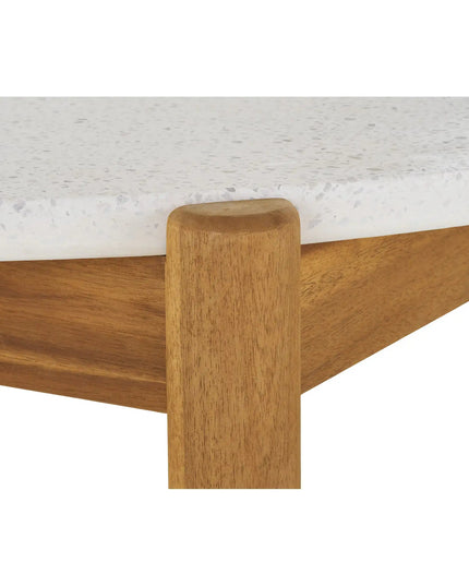 House Nordic Terracina ‑ruokailuryhmä ø120 cm – 4 hengelle, beige - KalusteDuo_Huonekaluliike_pihakaluste setti