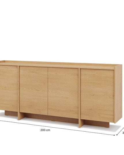 Japandi Senkki 200 cm— Tammi - KalusteDuo_Huonekaluliike_Senkki