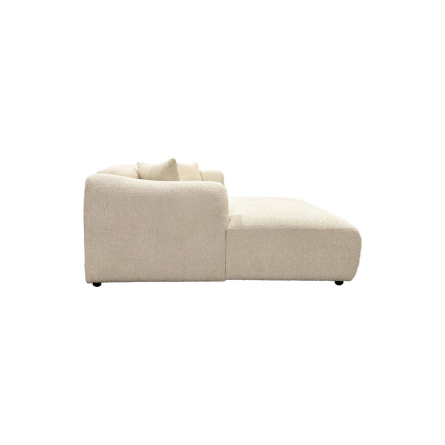 Leia divaanisohva divaani vasemmalla - beige bouclé - #KalusteDuo_#Huonekaluliike_Sohva