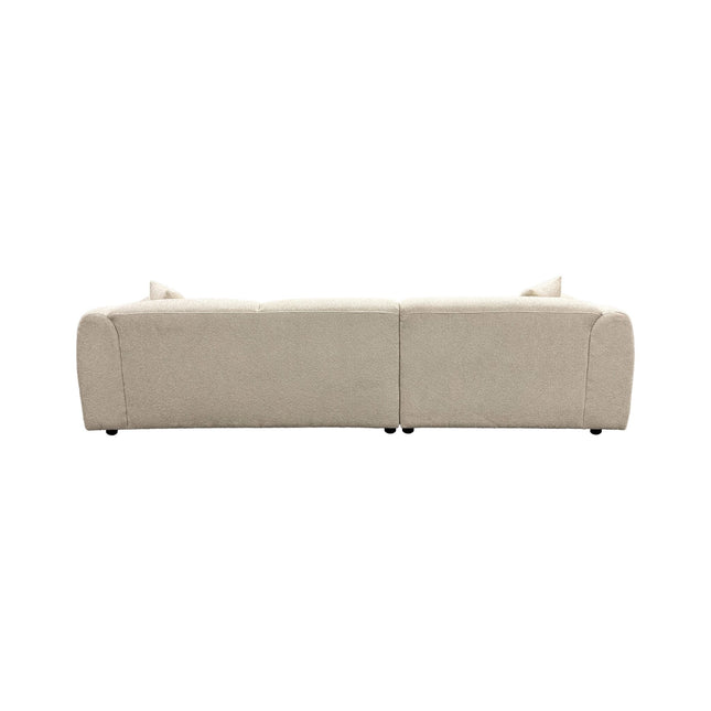 Leia divaanisohva divaani vasemmalla - beige bouclé - #KalusteDuo_#Huonekaluliike_Sohva