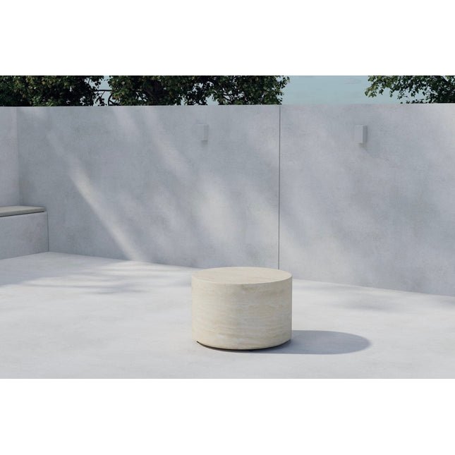 Lissabon sivupöytä Ø60 - beige - KalusteDuo_Huonekaluliike_Pöytä ulkokäyttöön