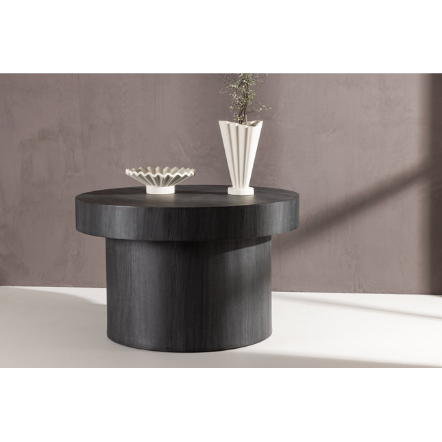 Malung sohvapöytä φ80 cm - Musta - KalusteDuo_Huonekaluliike_Pöytä