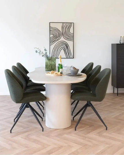 Maranola Ruokapöytä Sementtipinnalla 200/240x96 cm - KalusteDuo_Huonekaluliike_Ruokapöytä