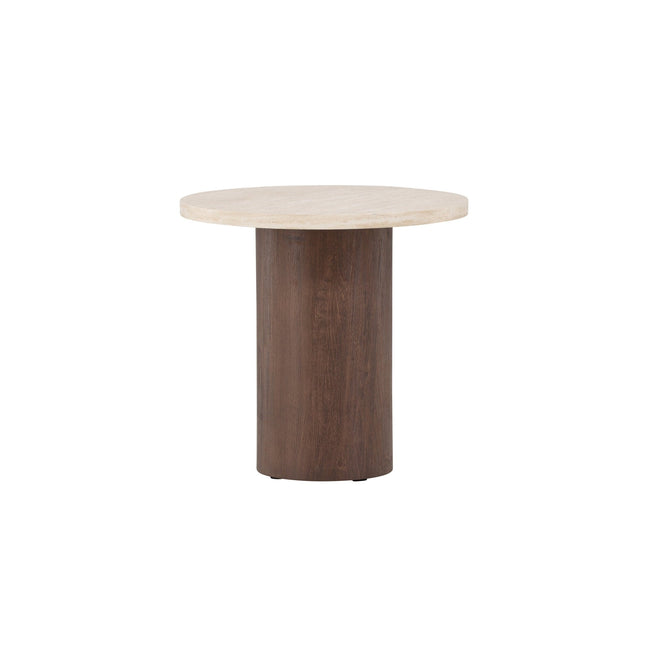 Megg sohvapöytä ø50x50 cm - mocca/ travertiininvärinen - #KalusteDuo_#Huonekaluliike_Pöytä