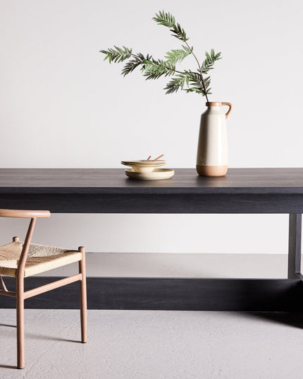 Milly ruokapöytä 100x235 cm - musta - KalusteDuo_Huonekaluliike_Ruokapöytä