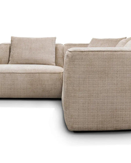 Monaco kulmasohva 282 cm – beige, oikea ja vasen kätisyys - KalusteDuo_Huonekaluliike_Kulmasohva