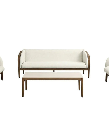 Nizza sohvaryhmä - pähkinä/beige - KalusteDuo_Huonekaluliike_sohvaryhmä ulkokäyttöön