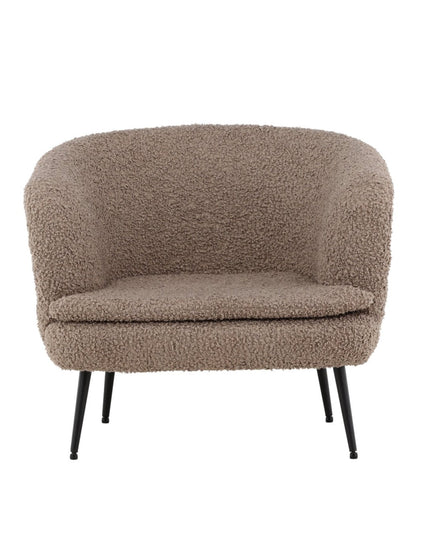 Nordkoster yhden istuttava sohva - Tumma beige teddy - #KalusteDuo_#Huonekaluliike_Nojatuoli