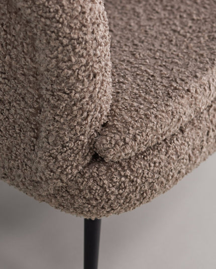 Nordkoster yhden istuttava sohva - Tumma beige teddy - #KalusteDuo_#Huonekaluliike_Nojatuoli