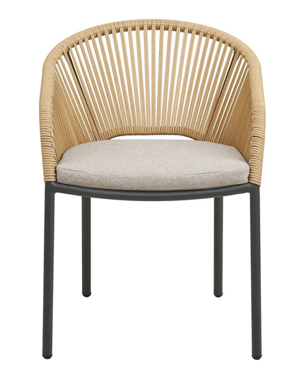 Novella terassituoli beige/hiekka - House Nordic - KalusteDuo_Huonekaluliike_nojatuoli ulkokäyttöön