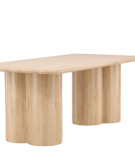 Olivia ruokapöytä 100x210 cm - Luonnonvärinen - KalusteDuo_Huonekaluliike_Ruokapöytä