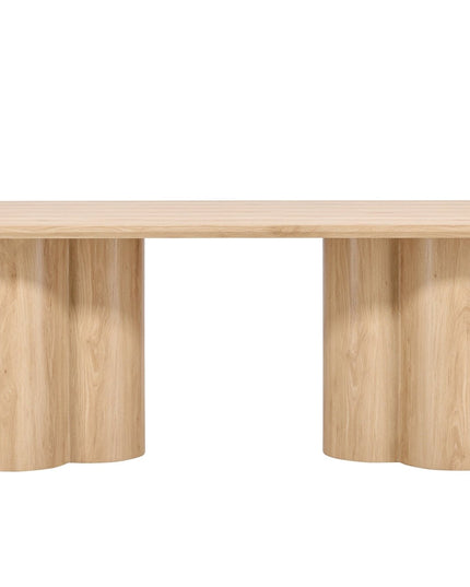 Olivia ruokapöytä 100x210 cm - Luonnonvärinen - KalusteDuo_Huonekaluliike_Ruokapöytä