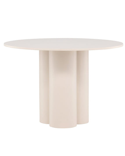 Olivia ruokapöytä ⌀110 - Beige - KalusteDuo_Huonekaluliike_Ruokapöytä