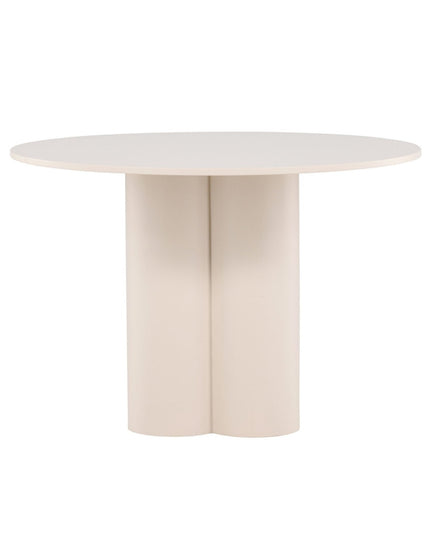 Olivia ruokapöytä ⌀110 - Beige - KalusteDuo_Huonekaluliike_Ruokapöytä