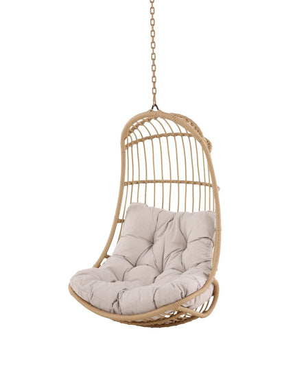 Pulau riipputuoli rottinki luonnonvärinen / kerma - KalusteDuo_Huonekaluliike_Aurinkotuoli