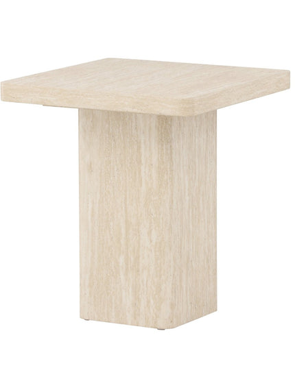Qvart sohvapöytä 50x50x56 cm - travertiininvärinen - #KalusteDuo_#Huonekaluliike_Pöytä