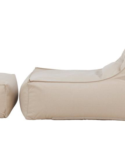 Redang säkkituoli rahilla - beige - KalusteDuo_Huonekaluliike_Nojatuoli ulkokäyttöön
