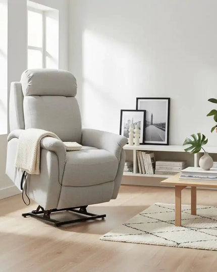 Rubin nostoavusteinen recliner - tuoli beige - KalusteDuo_Huonekaluliike_Nostoavusteinen recliner