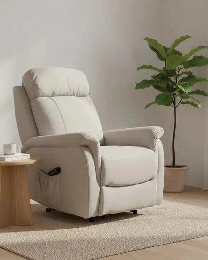Rubin nostoavusteinen recliner - tuoli beige - KalusteDuo_Huonekaluliike_Nostoavusteinen recliner