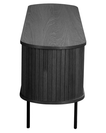 Rulo TV-taso 180 cm - musta tammi - KalusteDuo_Huonekaluliike_TV-taso