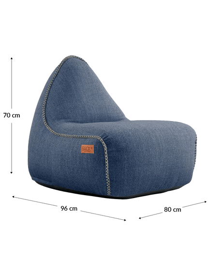 SACKit Cobana säkkituoli - Kirra Indigo - KalusteDuo_Huonekaluliike_säkkituoli