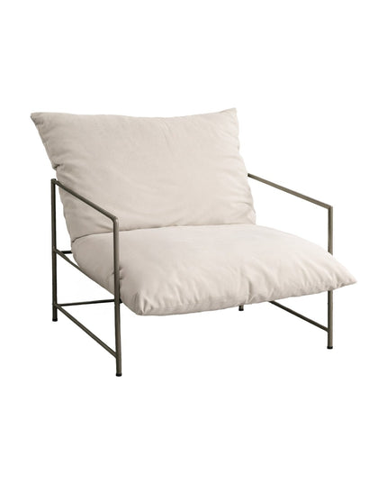 Sedalia nojatuoli - pronssinen runko / beige - KalusteDuo_Huonekaluliike_Nojatuoli