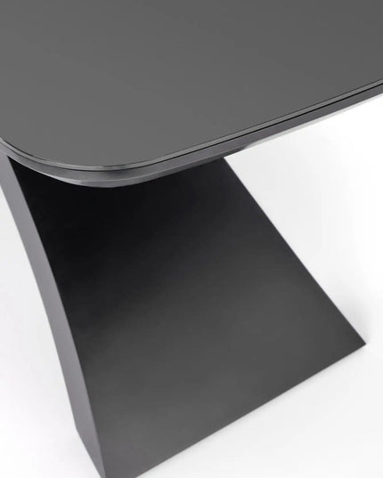 Silvest jatkettava ruokapöytä musta 180 - 220x89 cm - KalusteDuo_Huonekaluliike_Ruokapöytä
