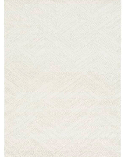 Siro matto valkoinen/beige – kalasaba‑kuvio | 160×230 & 200×290 - #KalusteDuo_#Huonekaluliike_Matto