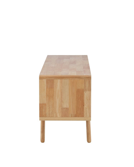 Skärhamn kaappi 180x45x65 cm - luonnonvärinen kumipuu - KalusteDuo_Huonekaluliike_Säilytyskaluste