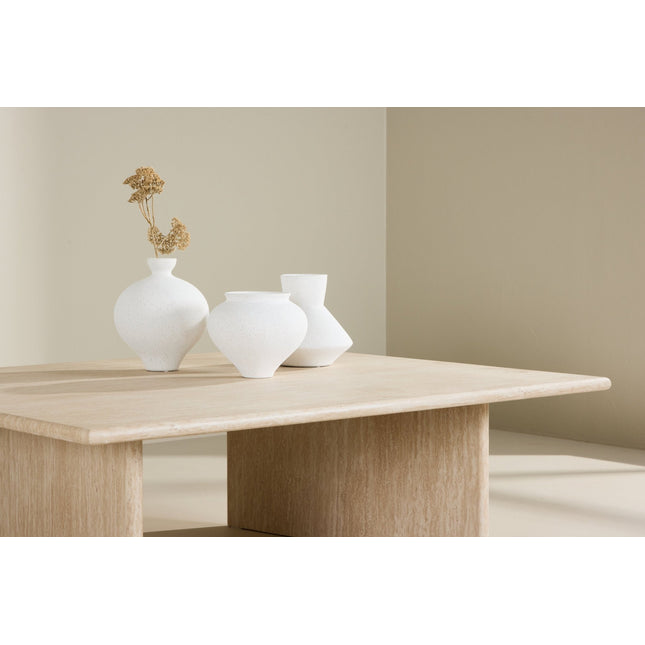 Skagen sohvapöytä 100x120 - travertiininvärinen / FSC 100% - #KalusteDuo_#Huonekaluliike_Pöytä