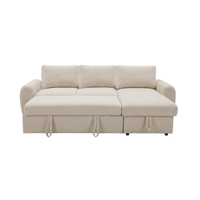 Teo divaanivuodesohva vaihdettavalla divaanilla - beige bouclé - #KalusteDuo_#Huonekaluliike_Sohva