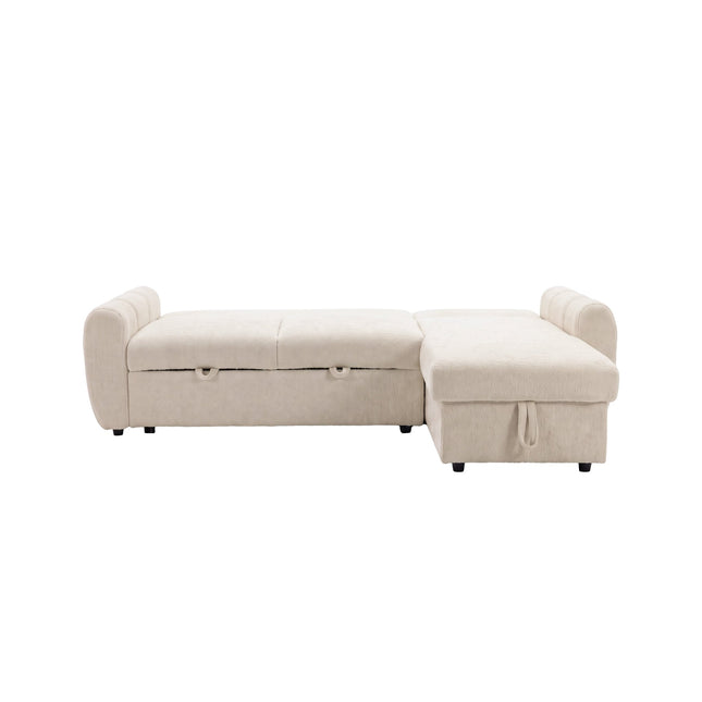Teo divaanivuodesohva vaihdettavalla divaanilla - beige bouclé - #KalusteDuo_#Huonekaluliike_Sohva